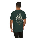 Art. Soul. Attitude. Stretch. | Lotus | Unisex Tee | Stretch.