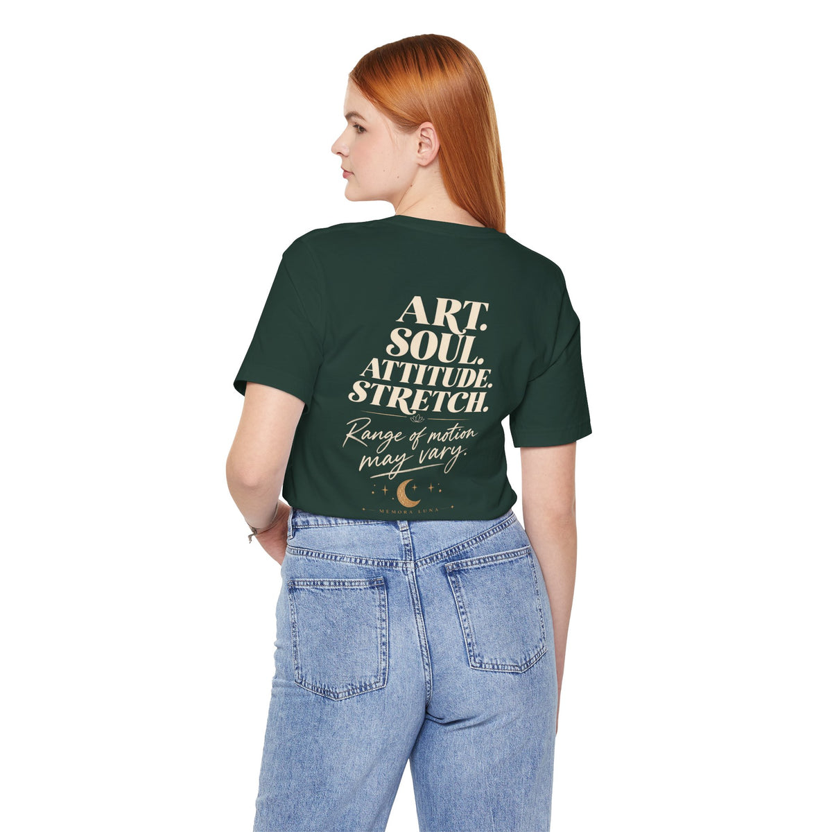 Art. Soul. Attitude. Stretch. | Lotus | Unisex Tee | Stretch.