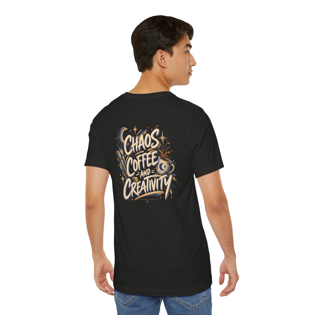 Powered by Chaos & Coffee | Unisex Tee | Unfiltered
