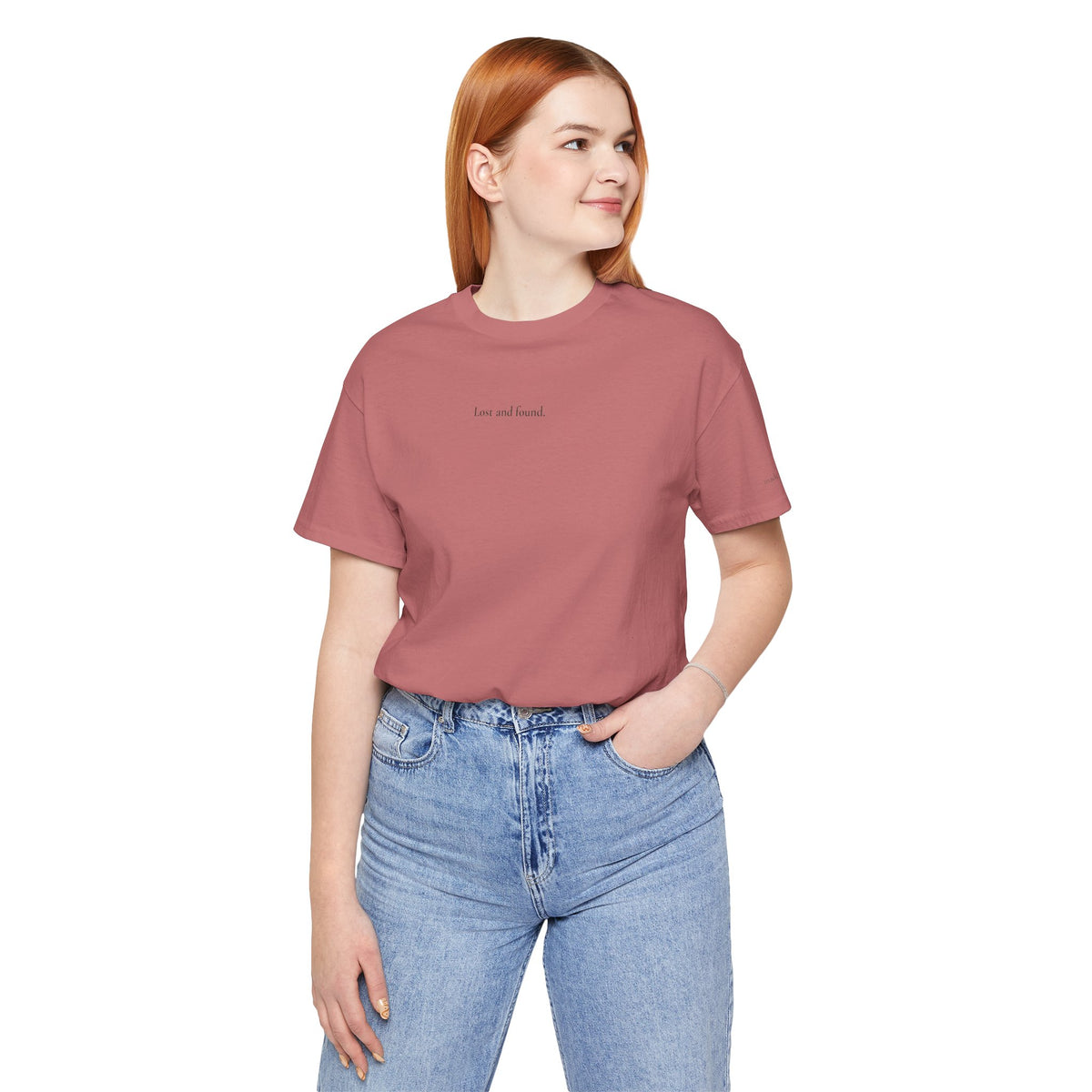 Lost and Found | Vintage T-shirt met maan- en bloemenprint