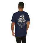 Art. Soul. Attitude. Stretch. | Lotus | Unisex Tee | Stretch.
