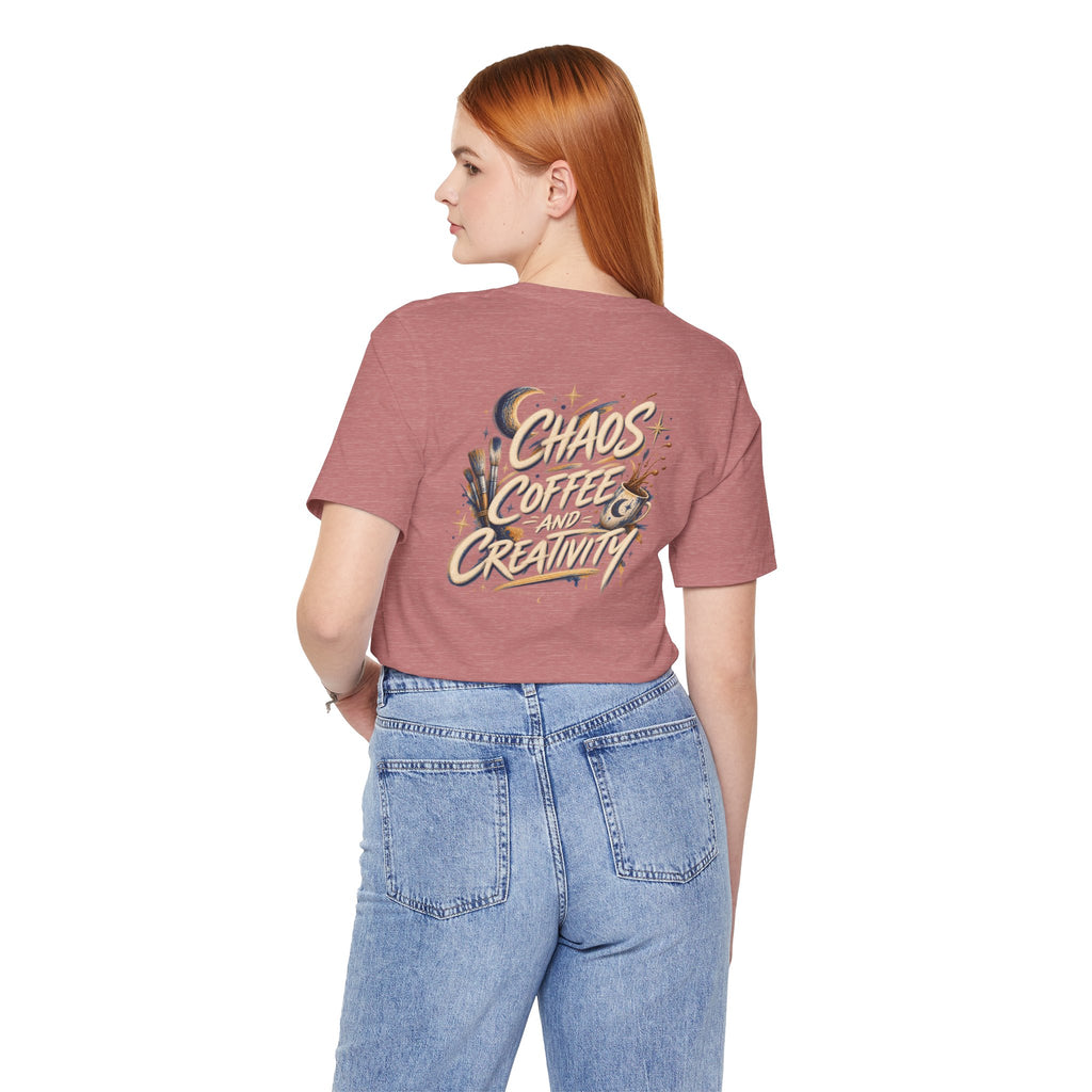 Powered by Chaos & Coffee | Unisex Tee | Unfiltered