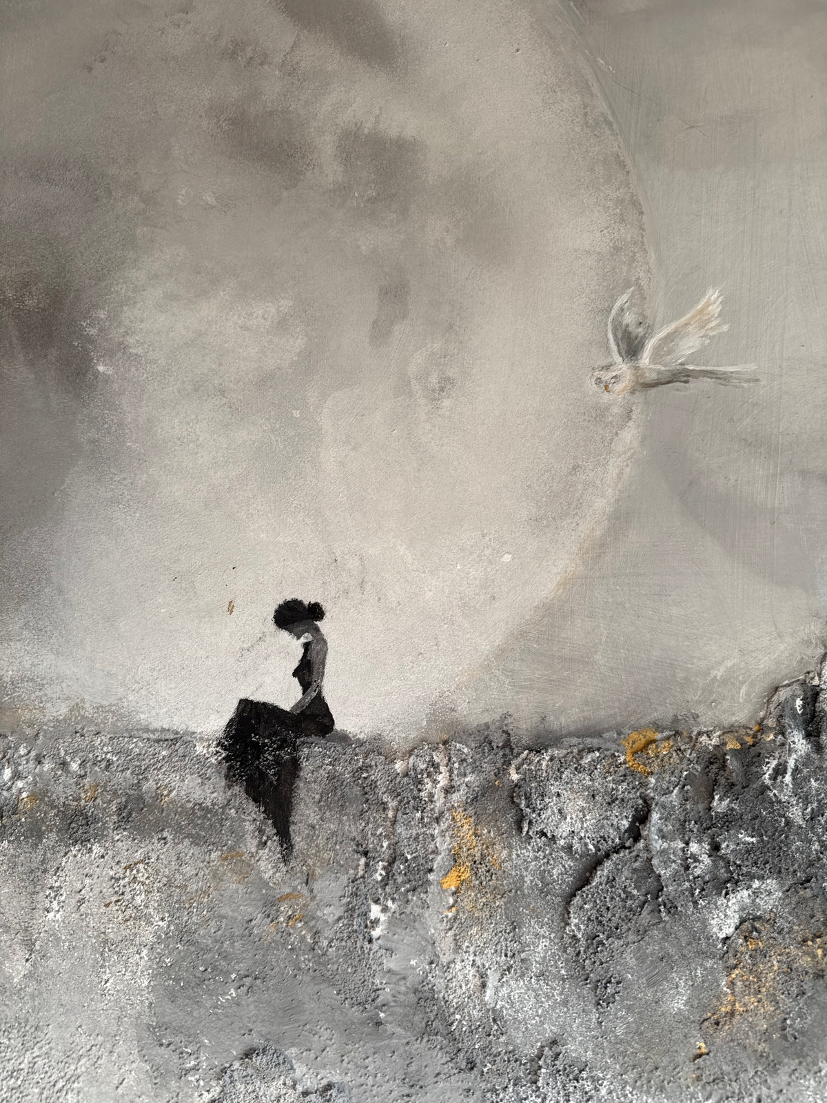 In the Company of the Moon | Original Painting