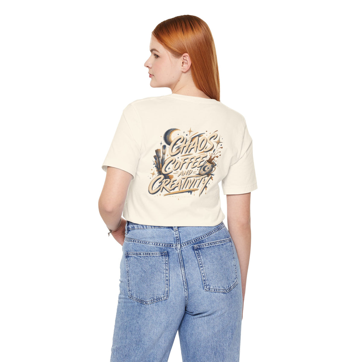 Powered by Chaos & Coffee | Unisex Tee | Unfiltered