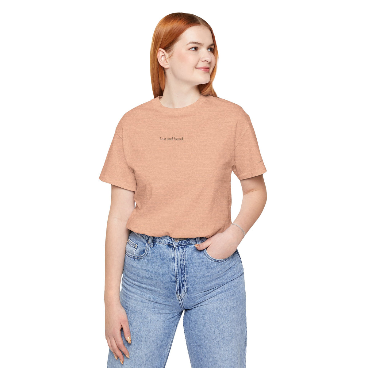 Lost and Found | Vintage T-shirt met maan- en bloemenprint