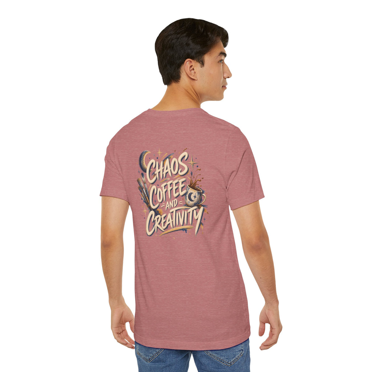 Powered by Chaos & Coffee | Unisex Tee | Unfiltered