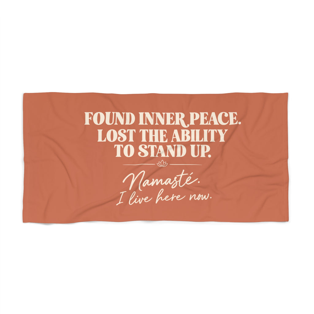 Namasté. I Live Here Now. | Beachtowel | Stretch
