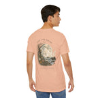 Lost and Found | Vintage T-shirt met maan- en bloemenprint