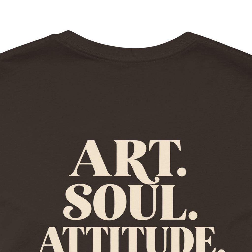 Art. Soul. Attitude. Stretch. | Lotus | Unisex Tee | Stretch.