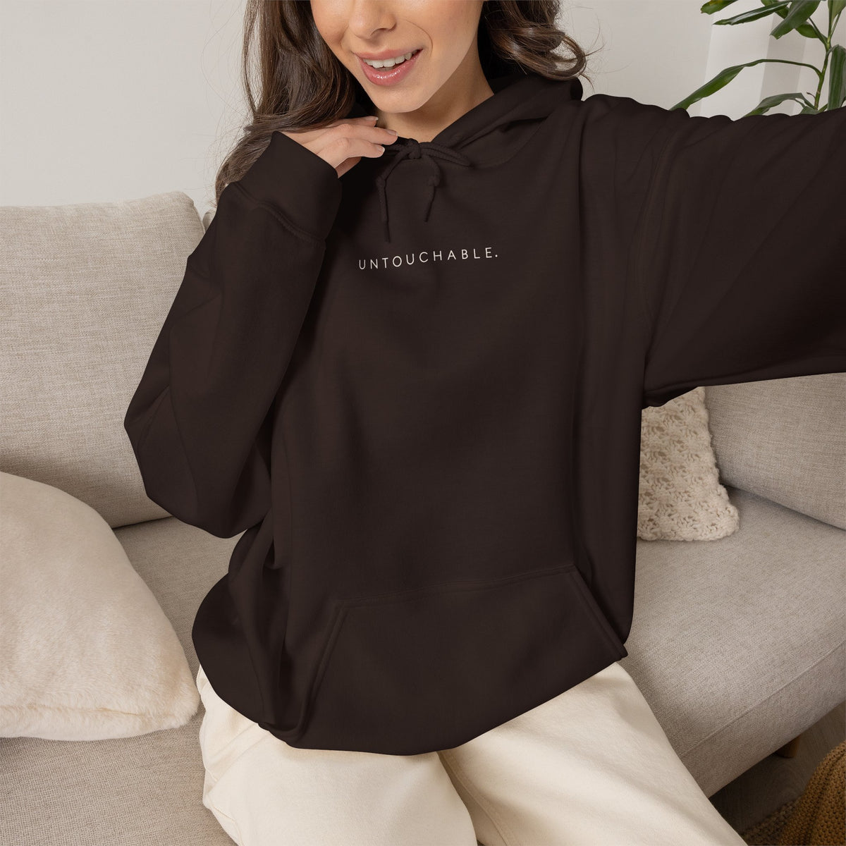 NOT EVERYTHING THAT FITS IS MEANT TO STAY. | Unisex Hoodie | The Untouchable Collection