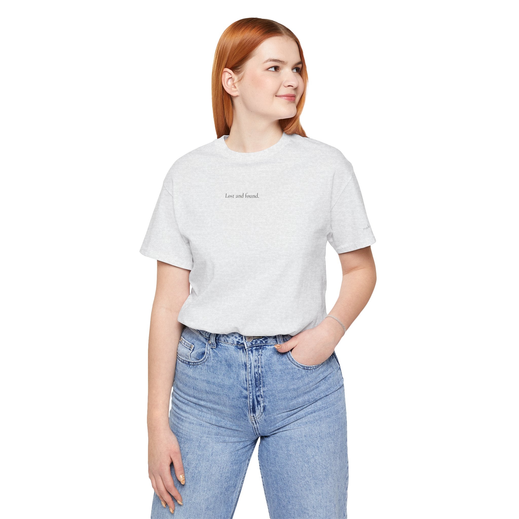 Lost and Found | Vintage T-shirt met maan- en bloemenprint