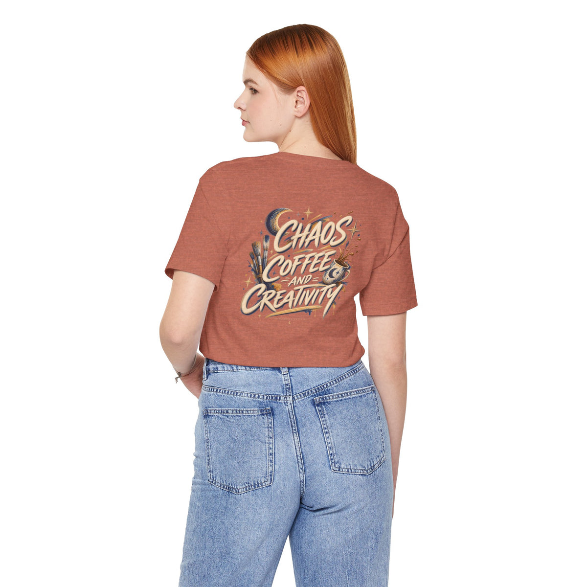 Powered by Chaos & Coffee | Unisex Tee | Unfiltered