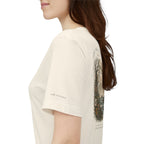 Lost and Found | Vintage T-shirt met maan- en bloemenprint
