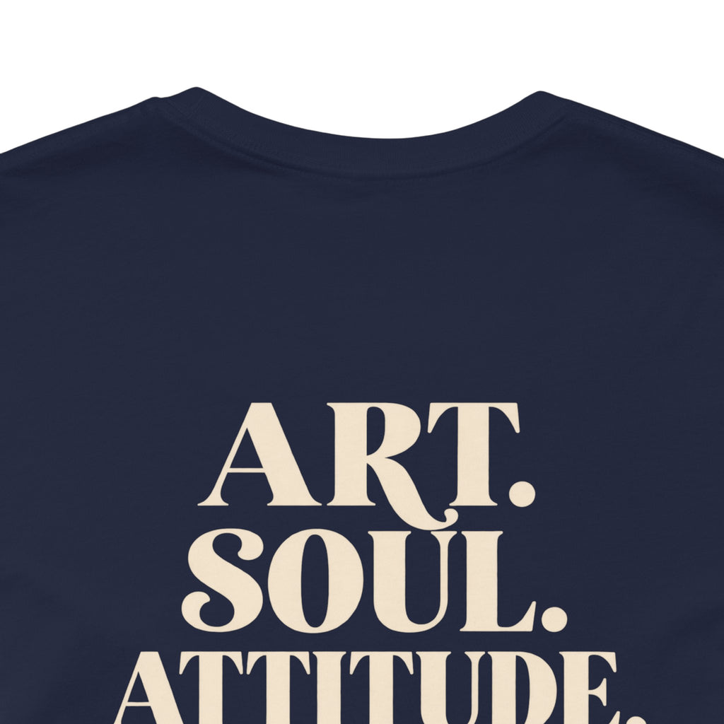 Art. Soul. Attitude. Stretch. | Lotus | Unisex Tee | Stretch.