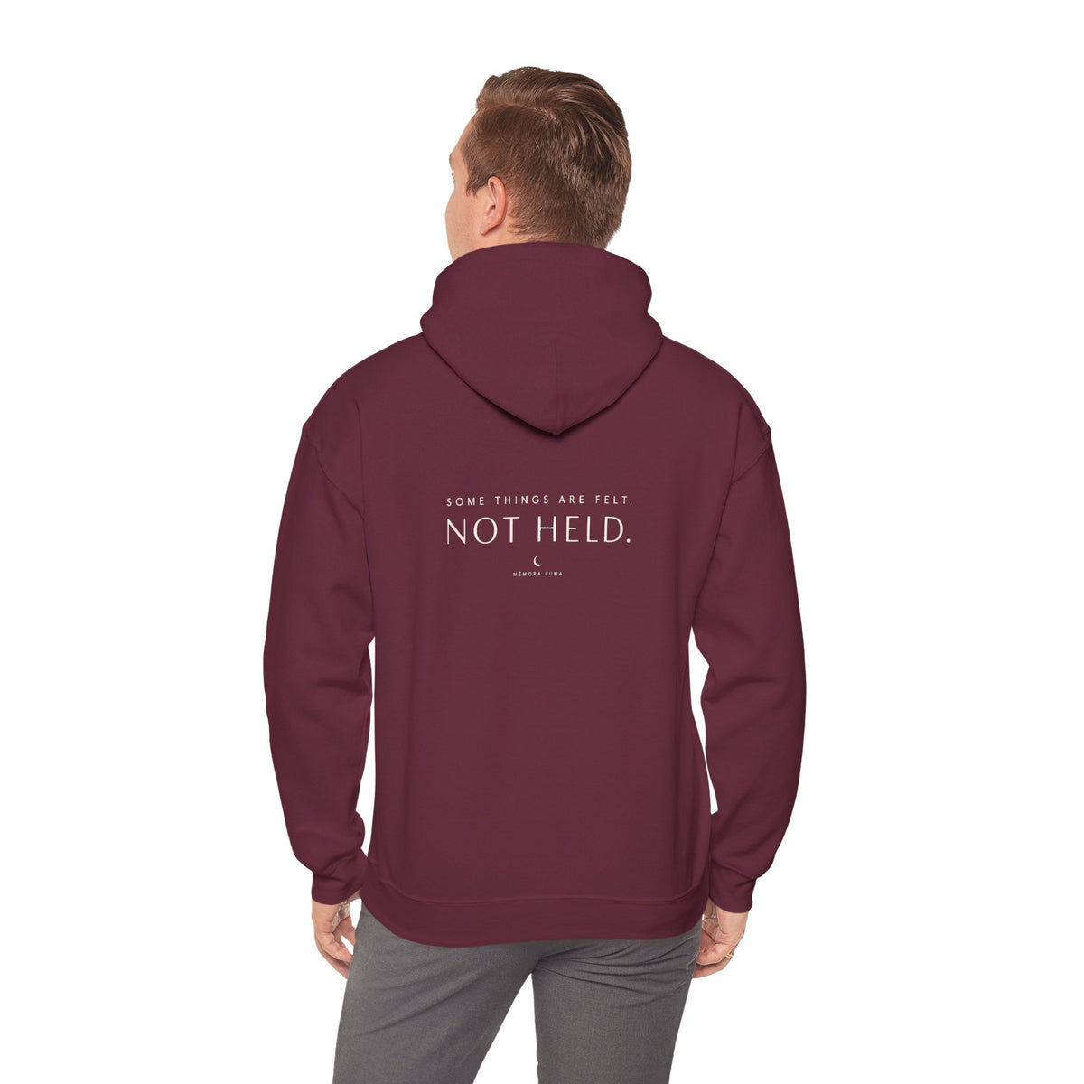 SOME THINGS ARE FELT, NOT HELD. | Unisex Hoodie | The Untouchable Collection