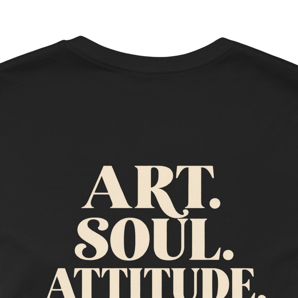 Art. Soul. Attitude. Stretch. | Lotus | Unisex Tee | Stretch.